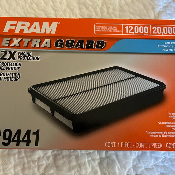 FRAM Extra Guard Air Filter CA9441 Engine Vehicle - Picture 3 of 9